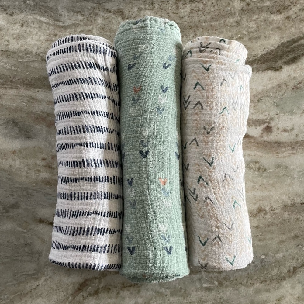 Aden + Anais 100% Cotton Muslin Swaddles